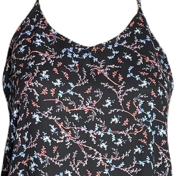 Paper Crane Floral Sleeveless  Top Sz S - Picture 2 of 6